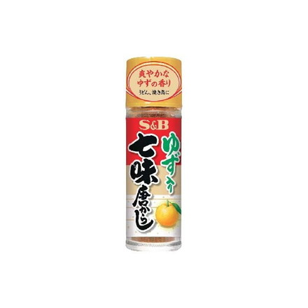 【単品10個セット】 S&B ゆず入り七味唐辛子 瓶 14g