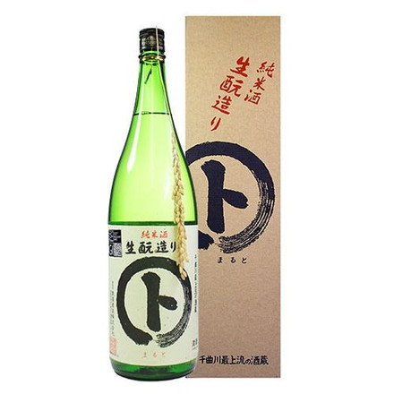 黒澤酒造 マルト 純米酒 生もと造り 箱入 1.8L x1
