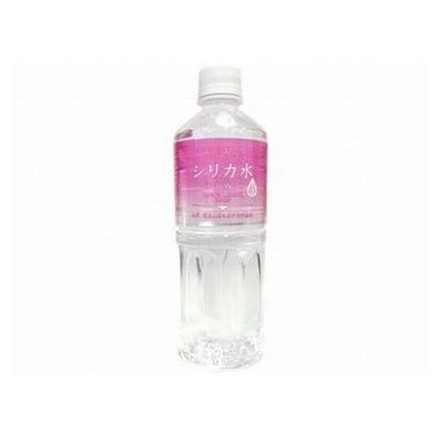 【24個セット】 友桝飲料 シリカ水 ペット 555ml x24