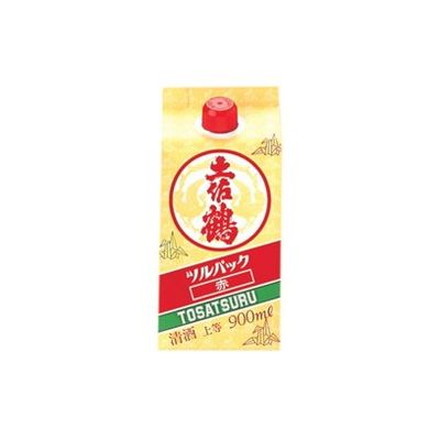 清酒上等 土佐鶴 ツルパック(赤) 900ml