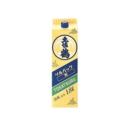 清酒 良等 土佐鶴 ツルパック 青 1.8L