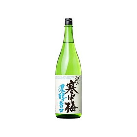 新潟銘醸 越の寒中梅 純米 濃醇旨口 1.8L x1