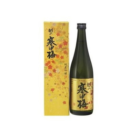 新潟銘醸 越の寒中梅 純米吟醸 金ラベル 720ml