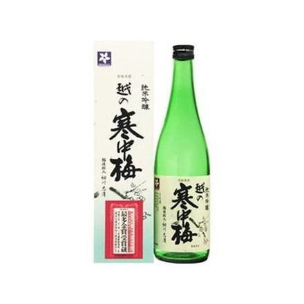新潟銘醸 越の寒中梅 純米吟醸 箱入 720ml x1