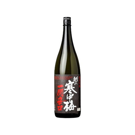 新潟銘醸 清酒 越の寒中梅 純米吟醸 一閃 辛口 1.8L 日本酒 清酒 酒 Sake 新潟