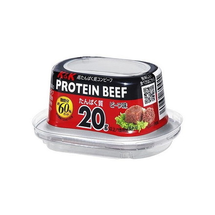 【24個セット】 K&K 高たんぱくPROTEIN BEEF 80g x24 まとめ買い まとめ売り お徳用 大容量 セット販売