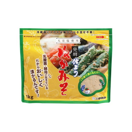【単品10個セット】 伊勢惣 仕上りぬかみそ 1Kg