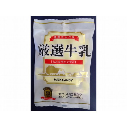 【単品10個セット】 秋山製菓 厳選牛乳飴 80g