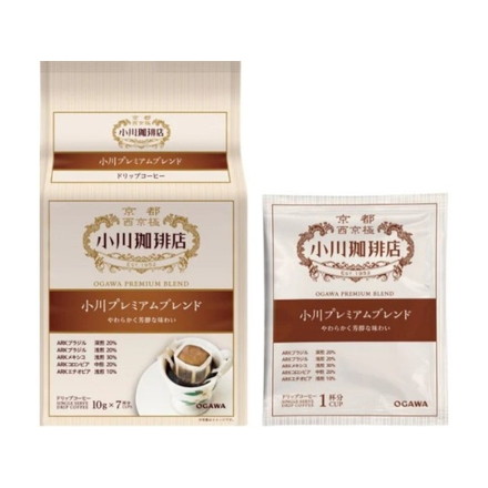 【単品6個セット】 小川珈琲 プレミアムブレンド ドリップコーヒー 70g