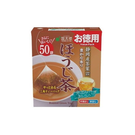 【6個セット】 国太楼 お徳用 豊かな香りほうじ茶 三角ティーパック 2gx50袋 x6コ