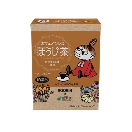 【単品12個セット】 国太楼 ムーミン カフェインレスほうじ茶 16袋