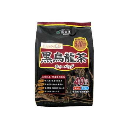 【12個セット】 国太楼 豊かな濃く黒烏龍茶 ティーバッグ 5gX40 x12 まとめ売り セット販売 お徳用 おまとめ品