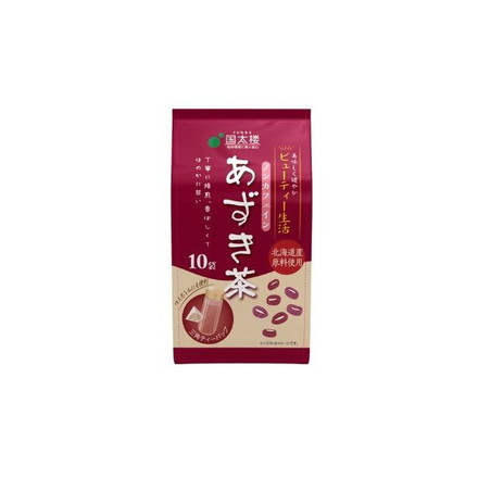 【単品6個セット】 国太楼 あずき茶 三角ティーバッグ 4gx10袋