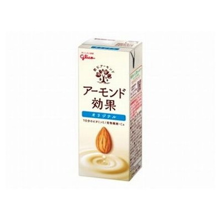 【12個セット】 グリコ アーモンド効果オリジナルドライ紙 200ml x12