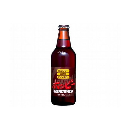 【まとめ買い】 ホッピービバレッジ(株) ホッピー ブラック 瓶 330ml x24個セット まとめ セット買い