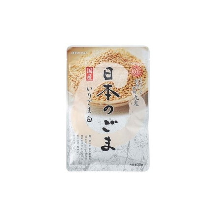 【単品10個セット】 九鬼 日本のごま いりごま 白 30g