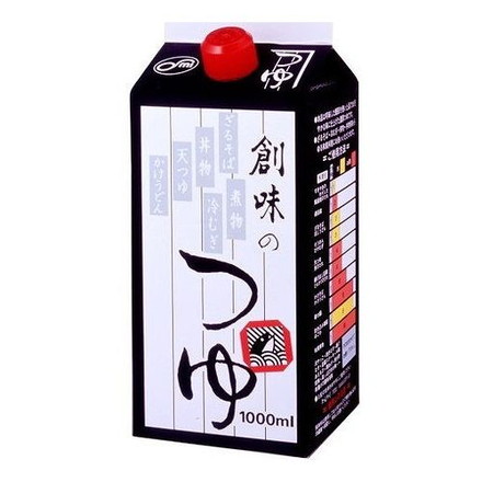 【6個セット】 創味食品 つゆ 1L x6コ