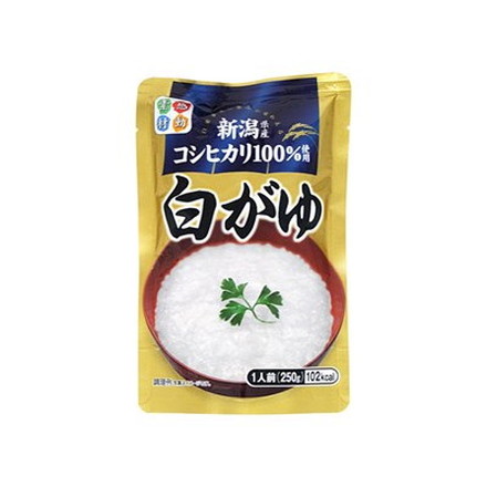 ヒカリ食品 こしひかり100% 白がゆ 250g x8 8個セット
