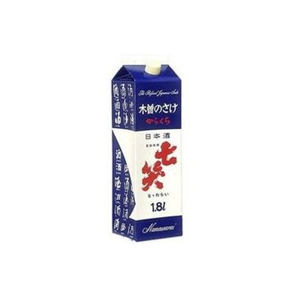 七笑酒造 七笑 辛口 紙パック 1.8L x1