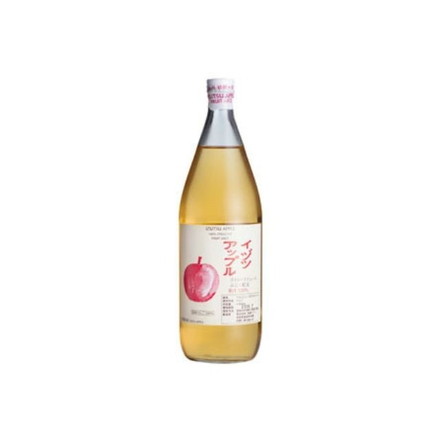 【単品12個セット】 井筒ワイン アップル ストレート果汁100% 瓶 1L