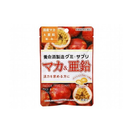 【6個セット】 養命酒製造 グミXサプリ マカ&亜鉛 40g x6コ
