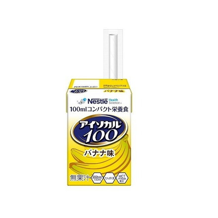 【単品12個セット】 アイソカル 100 バナナ味 100mlx12 まとめ買い まとめ売り お徳用 大容量 セット販売