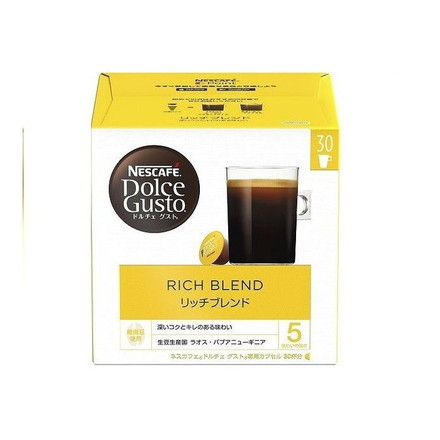 【3個セット】 ネスカフェ ドルチェグスト 専用カプセル リッチブレンドマグナム 8gx30袋 x3 まとめ売り セット販売 お徳用 おまとめ品