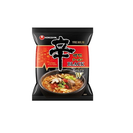 【単品20個セット】 農心ジャパン 辛ラーメンブラック 130g