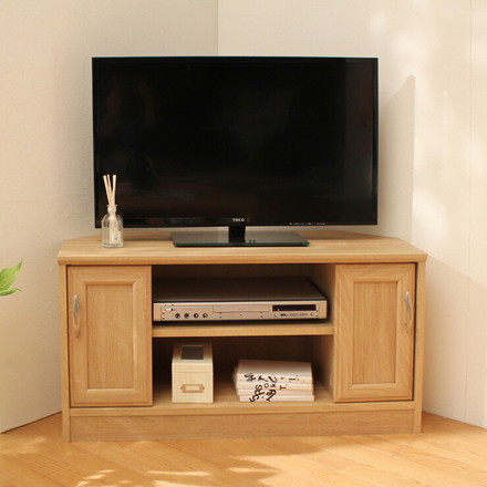 白井産業 コーナーローボード ホノボーラ 角 ローボード テレビボード 収納 ラック テレビラック AVボード