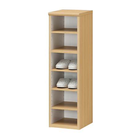 白井産業 スタンス シューズラック 六段 幅26.2cm ラック オープンラック 下駄箱 幅広 玄関ラック 収納