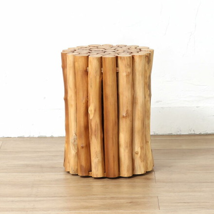 アジアン家具 チーク無垢材 スツール @CBi(アクビィ) AZT003 家具 インテリア イス 椅子 スツール 玄関 チーク 無垢材