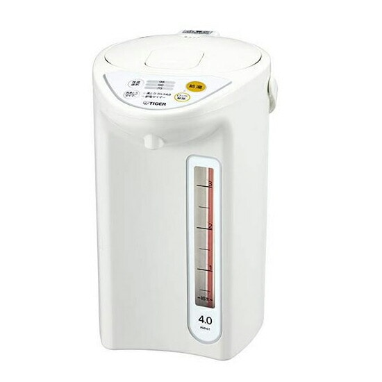 タイガー魔法瓶 マイコン 電動 ポット 4.0L PDR-G401-W