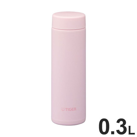 タイガー魔法瓶 TIGER 真空断熱ボトル ステンレスボトル マグボトル 水筒 0.3L MMP-V030PP ピンク 軽量 夢重力ボトル 保冷保温 スクリュー パッキン一体 食洗器 スポーツドリンク対応