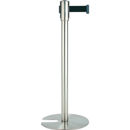 テラモト ベルトパーテーションライト黒 SU6613007