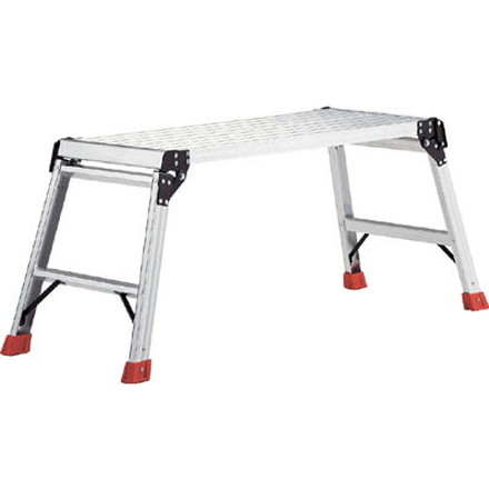 TRUSCO 足場台 アルミ製・プロ用 1000X400XH560【TDWT-610】(はしご・脚立・足場台)
