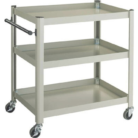 TRUSCO コンビネーションワゴン 643X427XH880 3段【TCW-81A2】(ツールワゴン・ボルト式ワゴン)