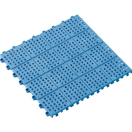 テラモト タッチマットツー 300×300ｍｍ 青【MR-064-176-3】(床材用品・スノコ)