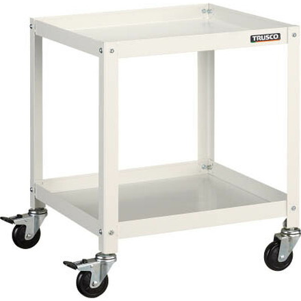 ＴＲＵＳＣＯ ラビットワゴン 500Ｘ500 ゴム車輪 Ｗ色【RBW-652 W】(ツールワゴン・ボルト式ワゴン)