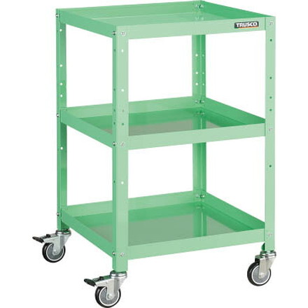 ＴＲＵＳＣＯ ラビットワゴン 500Ｘ500 ウレタン車輪 ＹＧ色【RBW-853U YG】(ツールワゴン・ボルト式ワゴン)