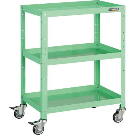 ＴＲＵＳＣＯ ラビットワゴン 600Ｘ400 ウレタン車輪 ＹＧ色【RBW-863U YG】(ツールワゴン・ボルト式ワゴン)