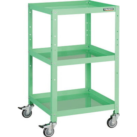 ＴＲＵＳＣＯ ラビットワゴン 500Ｘ500 ウレタン車輪 ＹＧ色【RBW-953U YG】(ツールワゴン・ボルト式ワゴン)