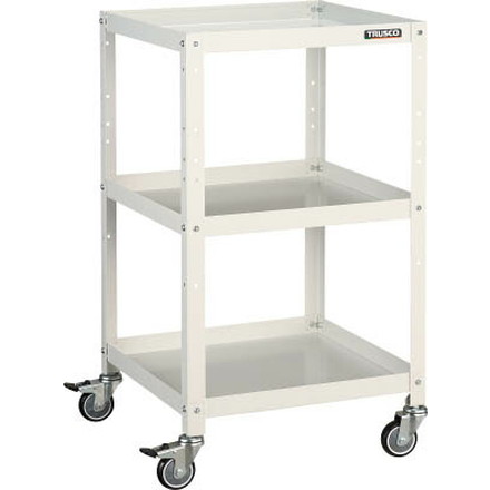 ＴＲＵＳＣＯ ラビットワゴン 500Ｘ500 ウレタン車輪 Ｗ色【RBW-953U W】(ツールワゴン・ボルト式ワゴン)