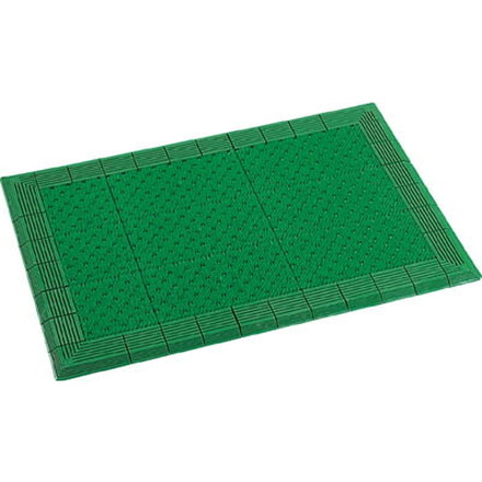 テラモト テラエルボーマット450×750ｍｍ緑【MR-052-020-1】(床材用品・マット)