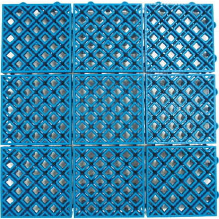 コンドル （スノコ）ニューマフロス 本駒 青【F-159-HK-BL】(床材用品・スノコ)