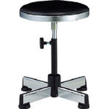 ノーリツ 作業用チェア ビニールレザー 黒【TD-2 BK】(オフィス家具・作業用チェア)