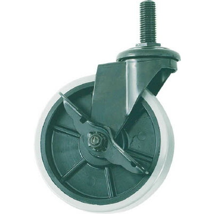 ＴＲＵＳＣＯ フレックスラック用キャスター Φ125自在Ｓ付 ＮＵ車輪【STD125NUS】(物品棚・パイプ棚)