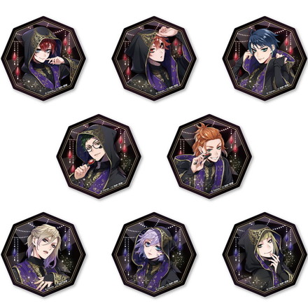 BOX販売 ディズニー ツイステッドワンダーランド アクリルクリップ Aセット 式典服 S3620611 サンスター文具