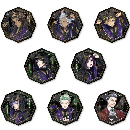 BOX販売 ディズニー ツイステッドワンダーランド アクリルクリップ Bセット 式典服 S3620620 サンスター文具