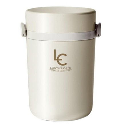 弁当箱 保温 700ml ランタス カフェ丼 縦型 ライトアイボリー