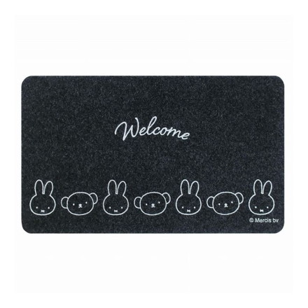 miffy 玄関マット マット miffy 45×75cm 屋内 屋外 兼用 ミッフィーとボリス オカトー